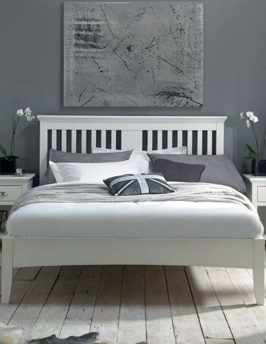 Henley White Bed