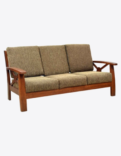 Wooden 3 seater