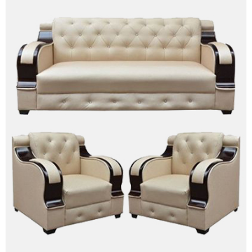 Sofa-Rexine&Fabric 3+1+1